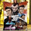 1ks deka s motivem GTA - Digitální potisk, Polyester, Útulná pro všechna roční období, Ideální pro venkovní použití a cestování