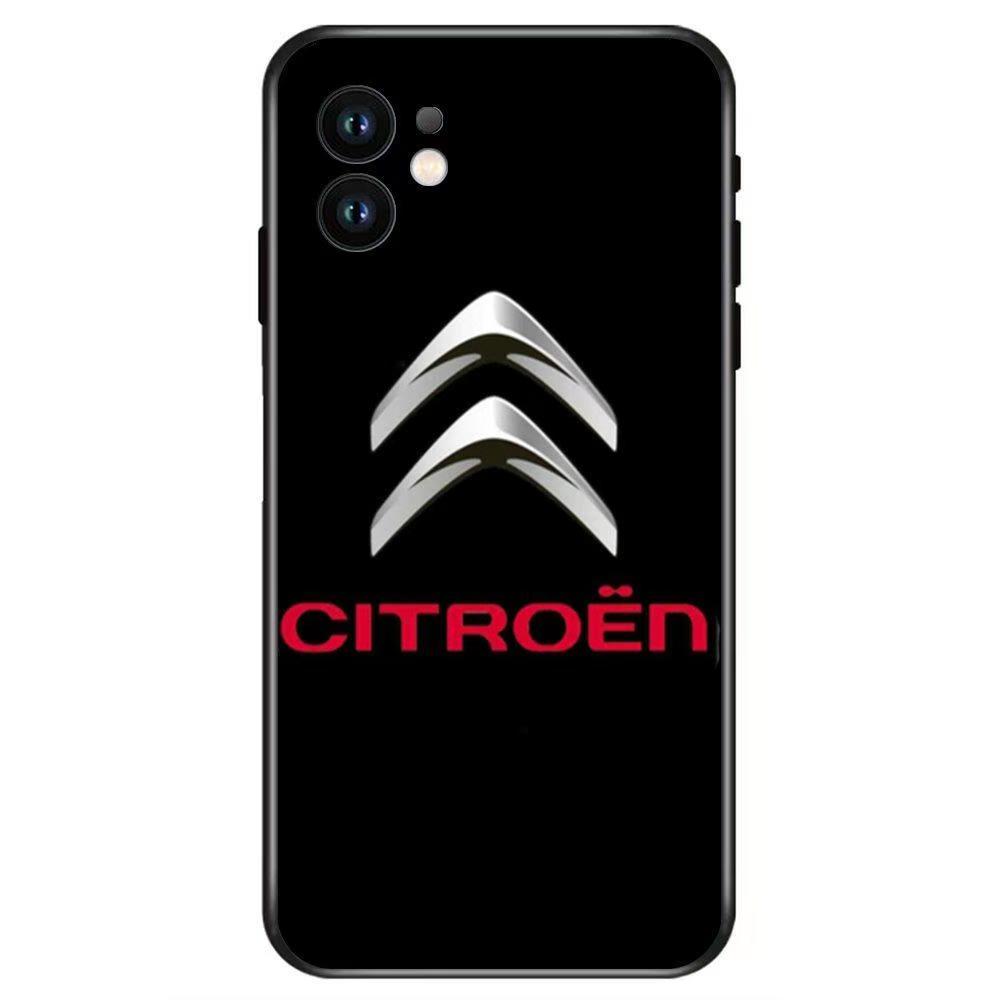 Měkký TPU kryt na telefon pro Citroen pro iPhone 16 15 14 13 12 Pro Oficiální kryt Apple pro iPhone 16 Plus 12 13 14 15 16 17 Pro Max