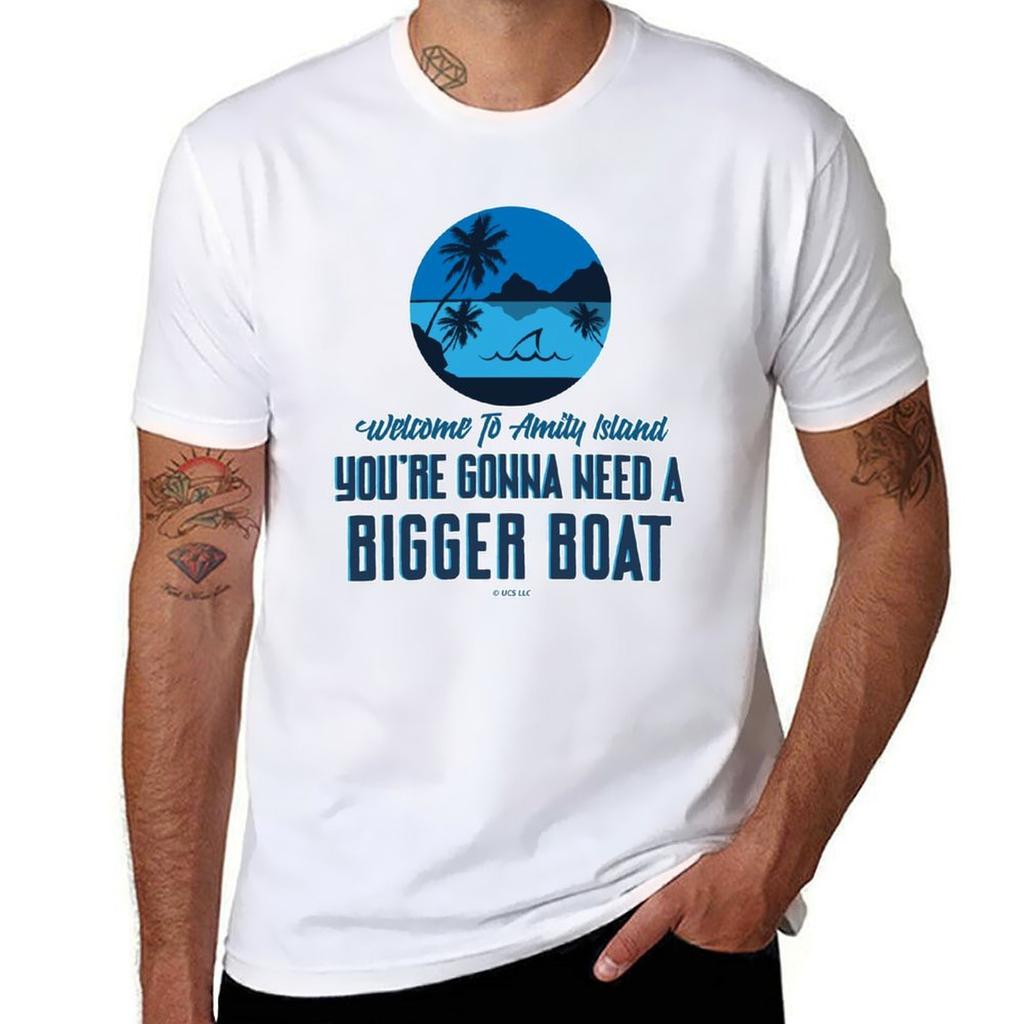 Jaws Movie Amity Island Youre Gonna Need A Bigger Boat Tshirt Trend Art Print Tshirt