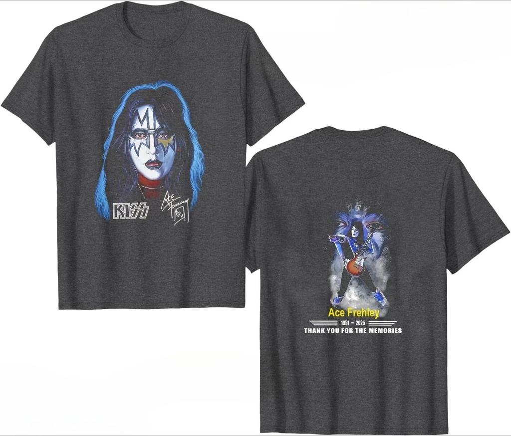 Y2k Top New Ace Frehley Legendary 1951-2025 Memorial Tribute TShirt Multicolors High-end Luxury Is for Both Men and Women Unisex