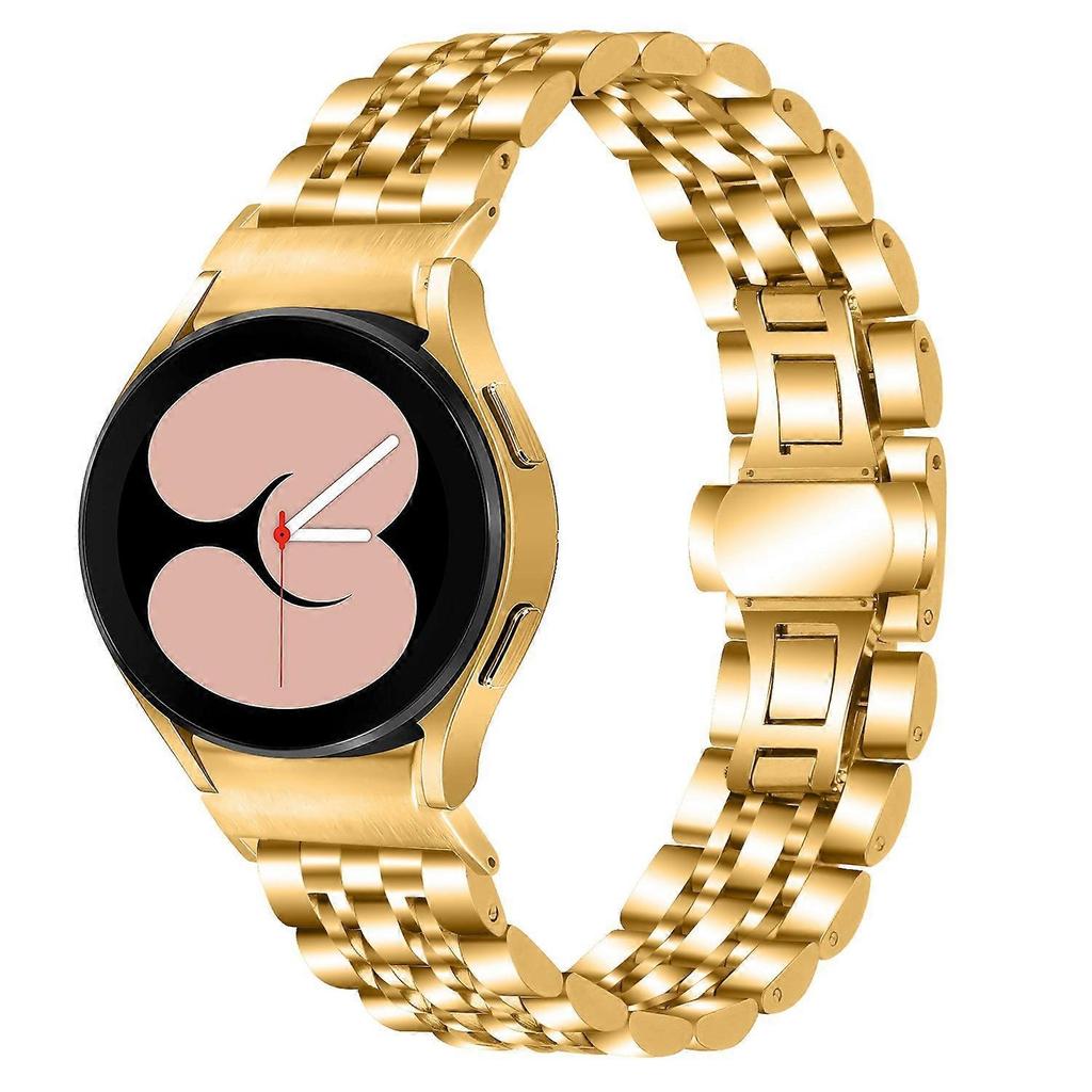 For Samsung Galaxy Watch7 44mm 40mm Metal Watch Band 7-Beads Strap with Quick Release Connector - Go Less