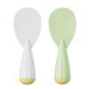 Non-Stick Standing Rice Spoon with Weighted Bottom Plastic Rice Ladle Heat-Resistant Scratch-Free Space-Saving Kitchen Gadget