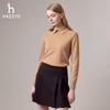 HAZZYS Women's Celebrity Style Collared Cashmere Sweater