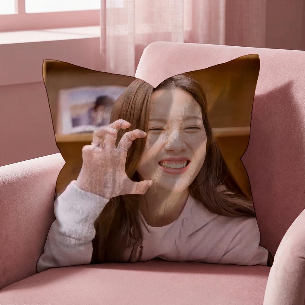 M-Model M-MUNS K-KA Y-YOUNGS Cushion Cover Multi-Scene Pillow Cover for Home & Car - Reversible, Soft & Durable for Daily Use