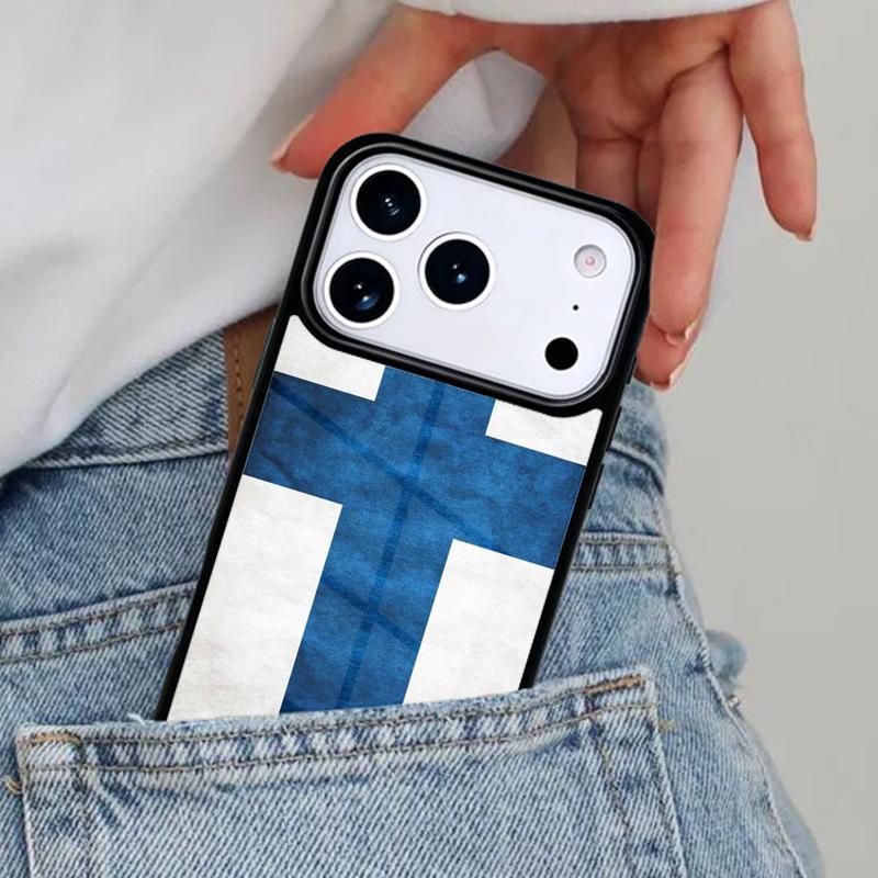 Finland Flag Phone Case for iPhone 16e 15 14 13 12 17 Pro Max Plus Air 17pro Cover Coque