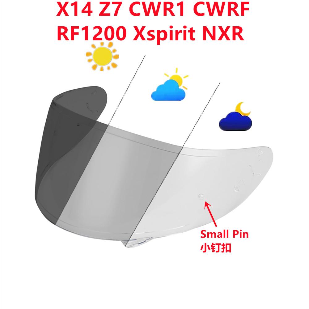 Viosr for GT AIR GT AIR2 Neotec1 Opticson RF1400 GLAMSTER NXR2 CWR1 CWRF RF1200 for Shoei Visor  Helmet Shield UV Protectio Lens