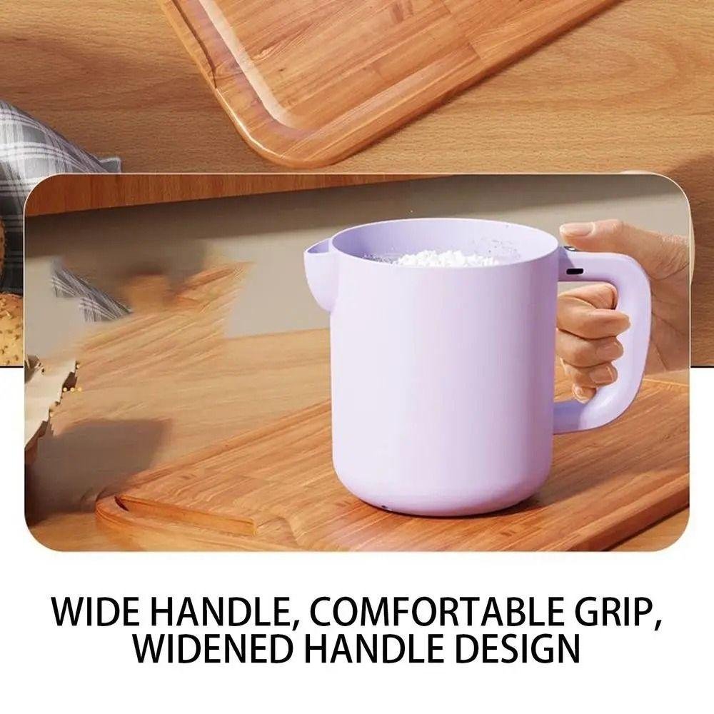 Con Placa de Filtro Batidora Eléctrica 2 en 1 Tazón para Lavar Arroz Batidora de Huevos Automática Leche Líquido