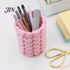 3D Printed Pen Stand Hollow Heart Holder, Aesthetic Stand, Girlish Decorative Container Makeup Brush Multifunctional Storage for Home Office