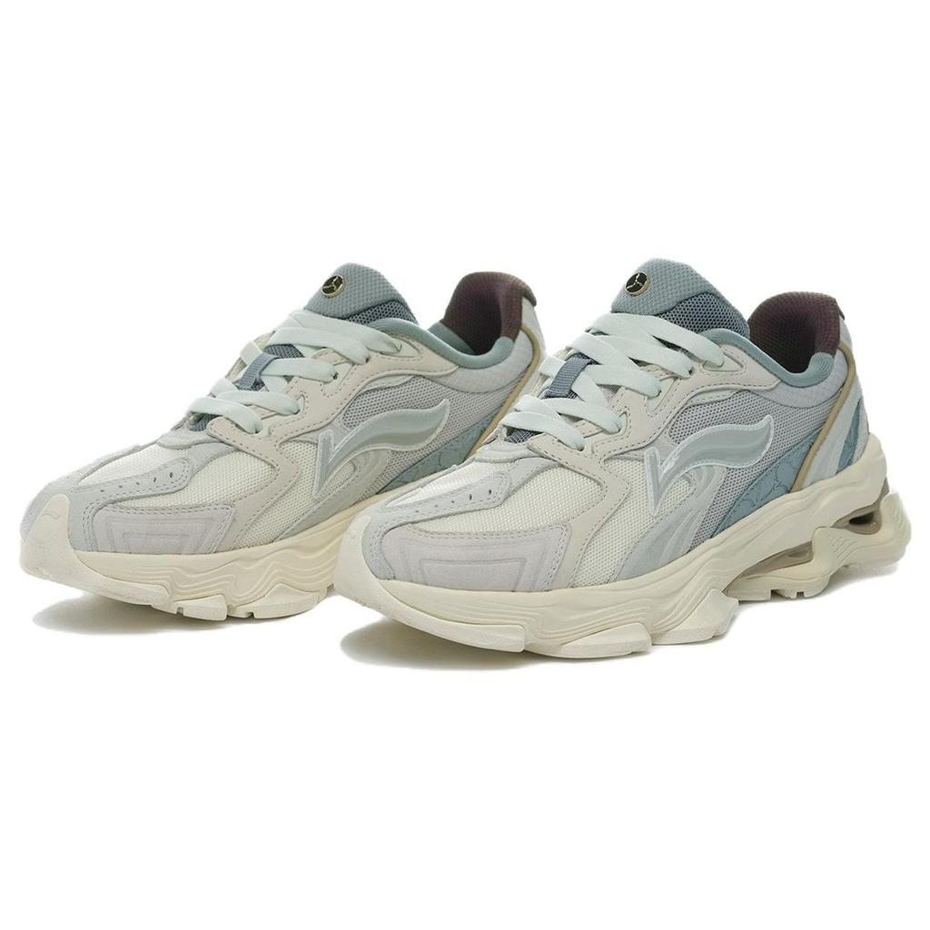 Li-Ning 1990 Classic Retro Durable Low-Top Lifestyle Shoes Women Sneakers Gray ALJS036-3