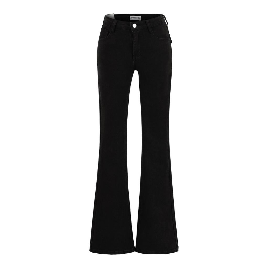 2025 A/W Women's High-Waist Stretch Bell Bottom Jeans for Fuller Hips and Slimming Effect
