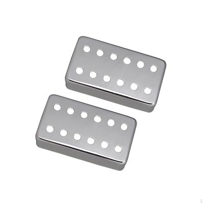 2 Pieces Guitar Pickup Cover Double Covers for 6 Strings Parts