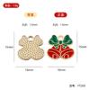 YT zinc alloy oil dripping small pendant, bracelet pendant, Christmas zinc alloy small size pendant