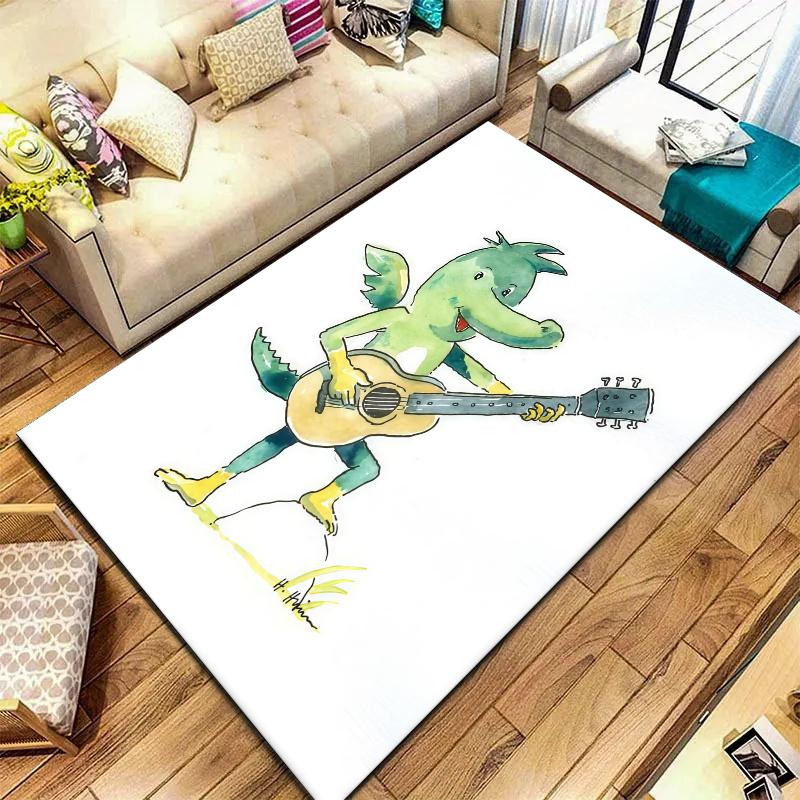 Tabaluga Carpet Rug for Living Room Bedroom Home Sofa Decoration,Kids play Nonslip Floor Mat
