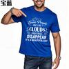 Plus Size Summer Boys Tshirt Some People Are Like Clouds When They Disappear Its A Beautiful Day Short Sleeve New Arrived