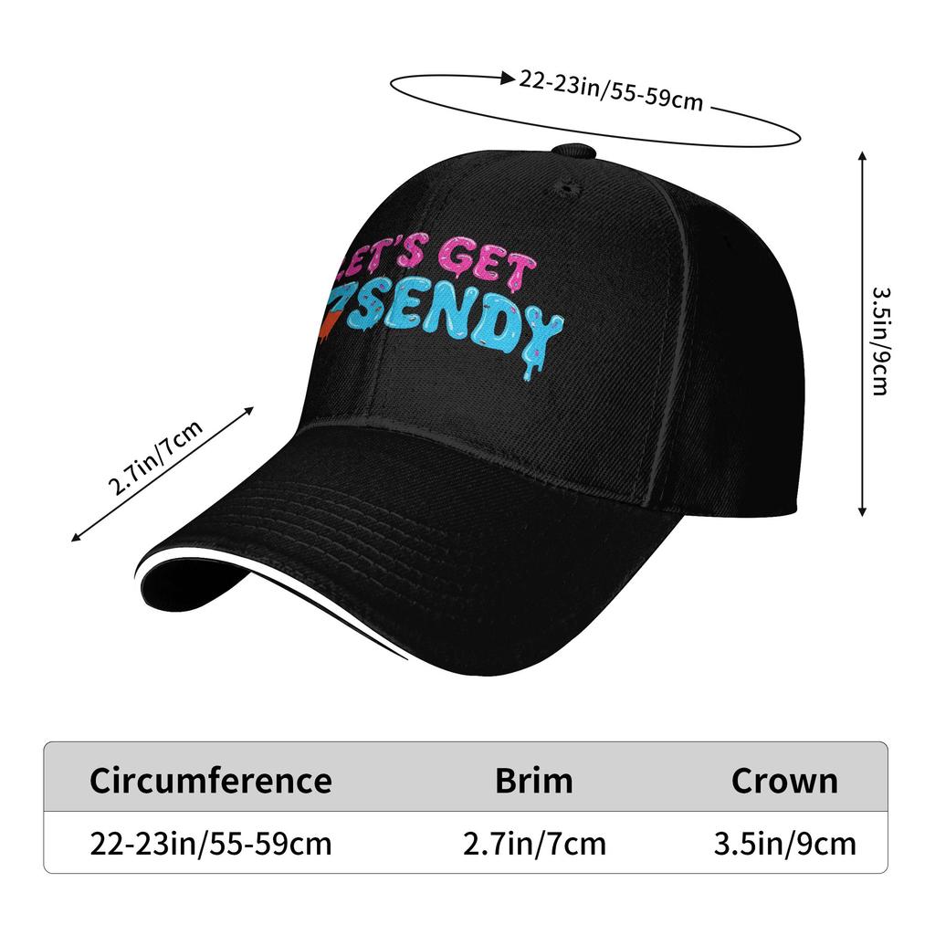 Let's Get 6 7endy Funny 67 Meme Baseball Cap Vintage Unisex Hip Hop Hats Dropshipping Print Running Hippie Baseball Caps Gift
