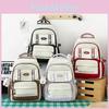 School Backpack Five Piece Set For Girls With Letter Pattern For Education