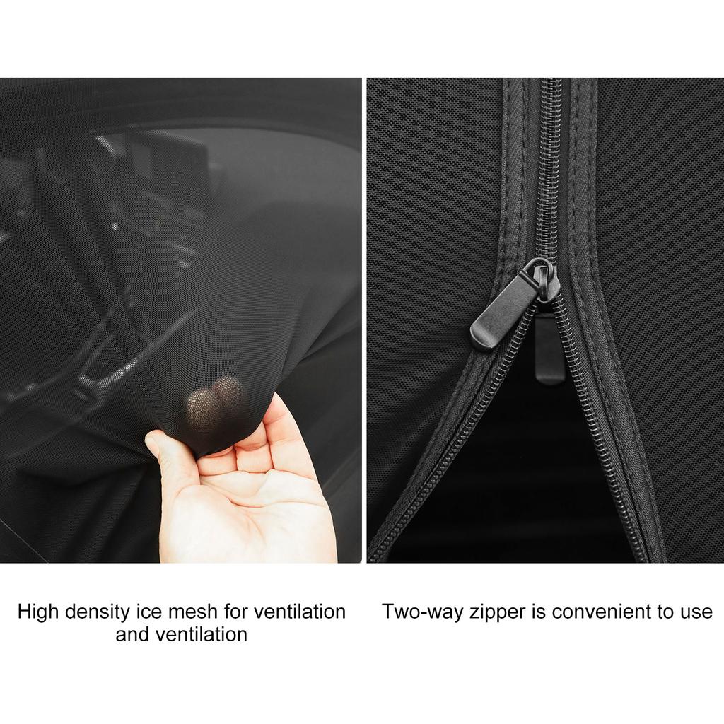 Plasă de țânțari pentru hayon auto, montare magnetică, plasă de ventilație pentru portbagaj camping pentru SUV MPV, auto-conducere, previne țânțarii, parasolar UV
