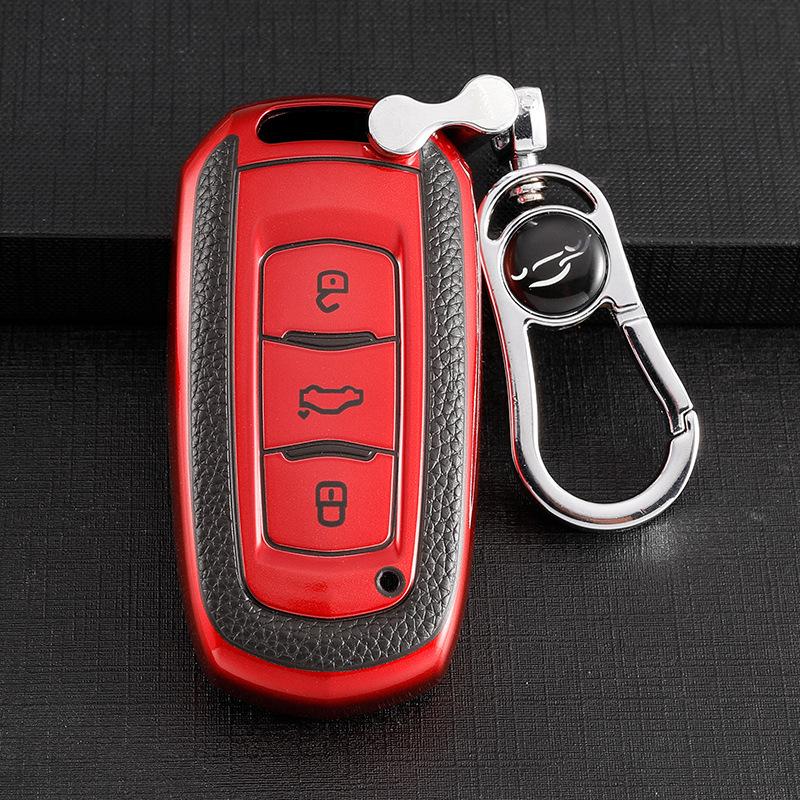 Geely Boyue Key Case for 16/18 Models, Boyue PRO Key Bag with Buckle for Men and Women