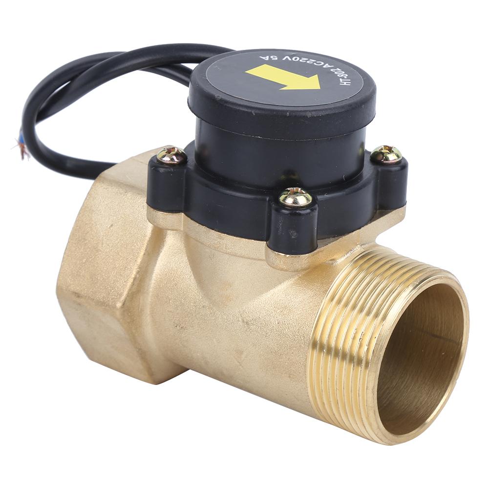 Water Pump Flow Sensor Brass Electronic Pressure Automatic Control Switch 1.5in HT‑802 220V