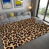 Luipaard- en Zebraprint Tapijt Antislip Wasbaar Flanel Gebiedskleed voor Huis Woonkamer Slaapkamer Tapijt Eetkamer Keuken Vloermat