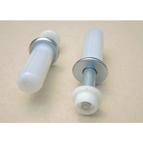 Set of 2 Closet Folding Door Guide Pins for 11mm Groove Width, Compatible with Sekisui, Panasonic, National, Etc., Guide Pivot, Vertical, Spring-Loade