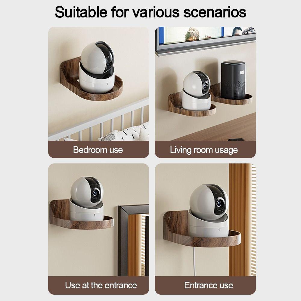 Plastic CCTV Monitoring Bracket Space-saving Camera Storage Rack Indoor Outdoor Bracket