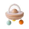 Classic World UFO Rattle, Half Birthday Gift, Wooden Toy for Girls and Boys, Baby Shower Gift, Newborn Gift, 0 Years Old, 6 Months Old, Toddler Gift,