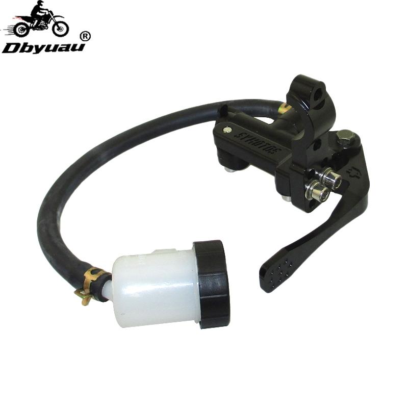 

Dbyuau 12mm Master Cylinder Thumb Brake For Pit Bike Motard Mini GP Motor чорний