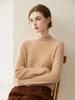 Pure Cashmere Half-High Collar Sweater: Autumn/Winter Loose Knit Base Layer