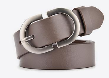 Manufacturers Sell New Leather Belt Custom Ladies Popular All-match Retro Jeans Pin Buckle Belt