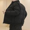 Men's Stylish Korean Autumn/winter Coats: Versatile, Warm Cotton-padded Jackets and Down Jackets, Trendy Workwear Options.