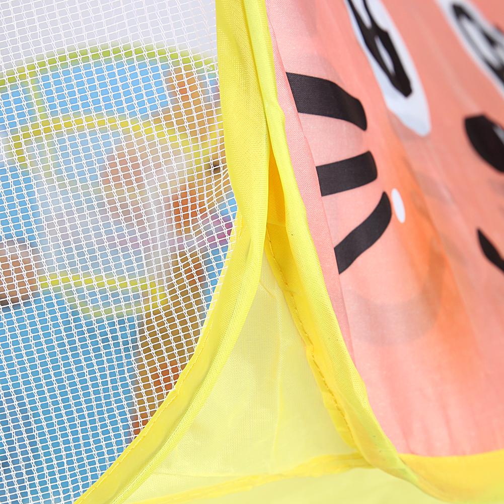 Children Play Tent with Basketball Hoop Baby Crawl Playpen Ocean Ball Pit Portable Toys for Girls Boys