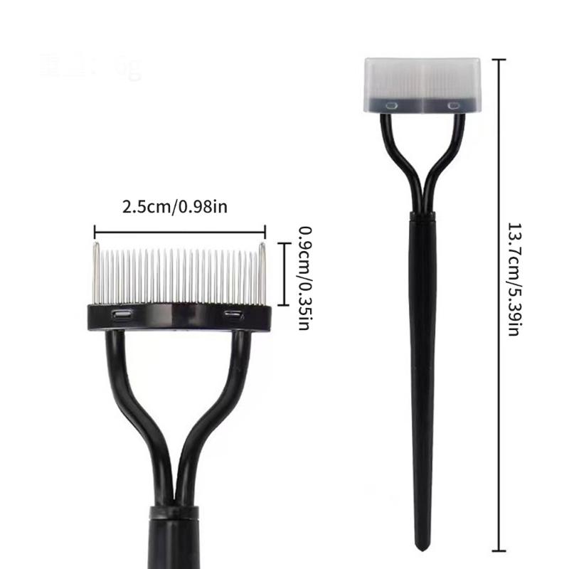 Separatore Ciglia Pettine per Ciglia Pennello Mascara Pennello Separatore Ciglia Pettine per Mascara Applicatore Mascara Curvo