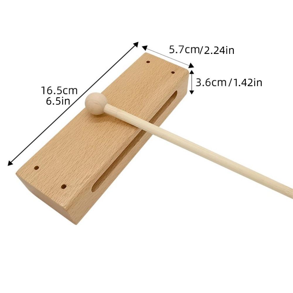 Wood Beaters Musical Rhythm Block with Mallets Beaters Sticks  for Children Toy