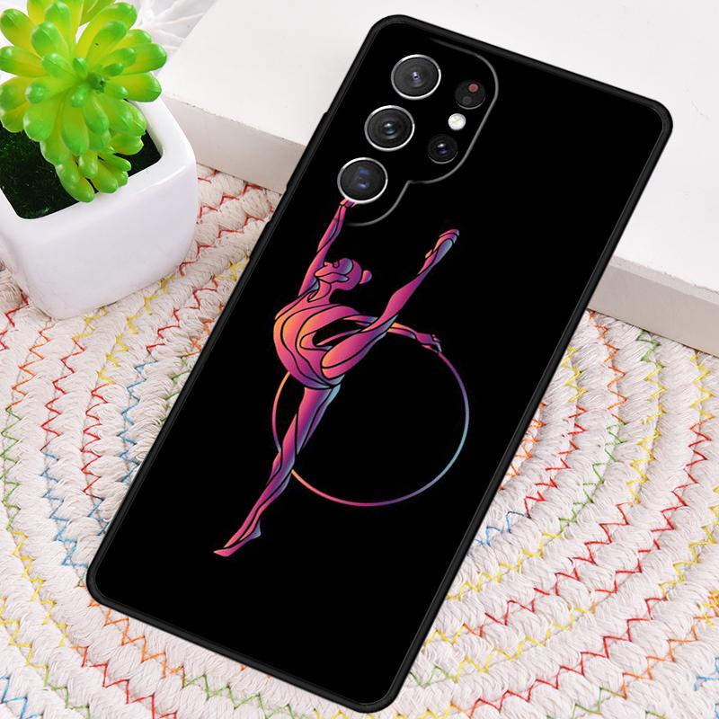 Dance Gymnastics Phone Case for Samsung Galaxy note 10 pro S26 Ultra S23 S24 FE S25 S21 S22 PLUS shockproof Cover