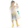 Children's Raincoat Girls' Waterproof Kindergarten Poncho Primary School Boys Transparent Poncho for Babies 3 Years Old 6 Years Old 10 Years Old