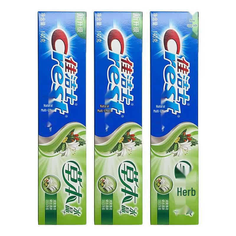 Crest Honeysuckle Mint Herbal Crystal Toothpaste 3-Pack