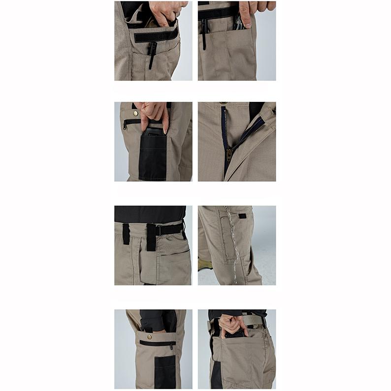 Men's Pants Pockets Work Trousers Casual Tactical Pants Outwear Straight Autumn Winter