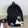 Rucsac Stea Capacitate Mare Rucsac de Zi din Catifea Cordoială Rucsac Portabil Drăguț cu Model Stea Bretele Reglabile pentru Facultate, Muncă, Călătorii