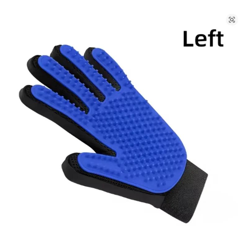 Pet Grooming Glove for Dogs  Cats – Hair Remover  Deshedding Massage Glove