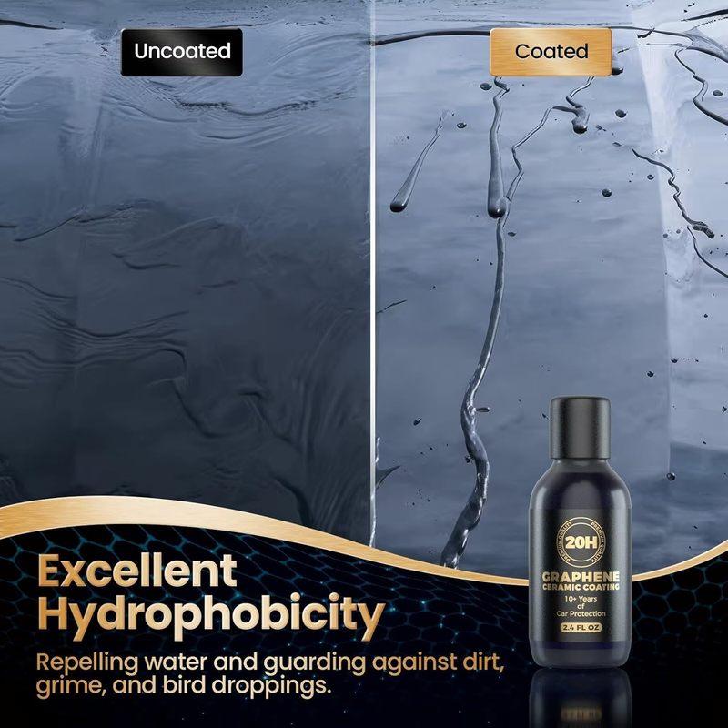 20H Avancerad Nano Graphene Keramisk Beläggning för Bilar Unik UV-Teknik & Extremt Hydrofobisk Bilkeramikbeläggningskit
