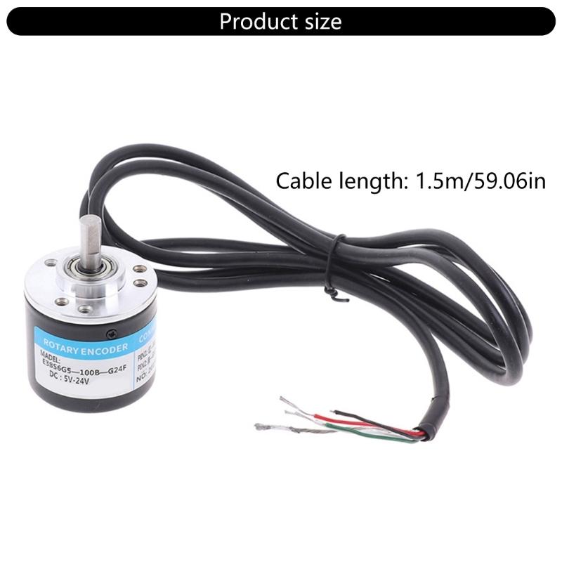 Durability Metal Plastic Photoelectric Rotary Encoders With 5-24V Compatibility For Harsh Environment Equipment Maintenance