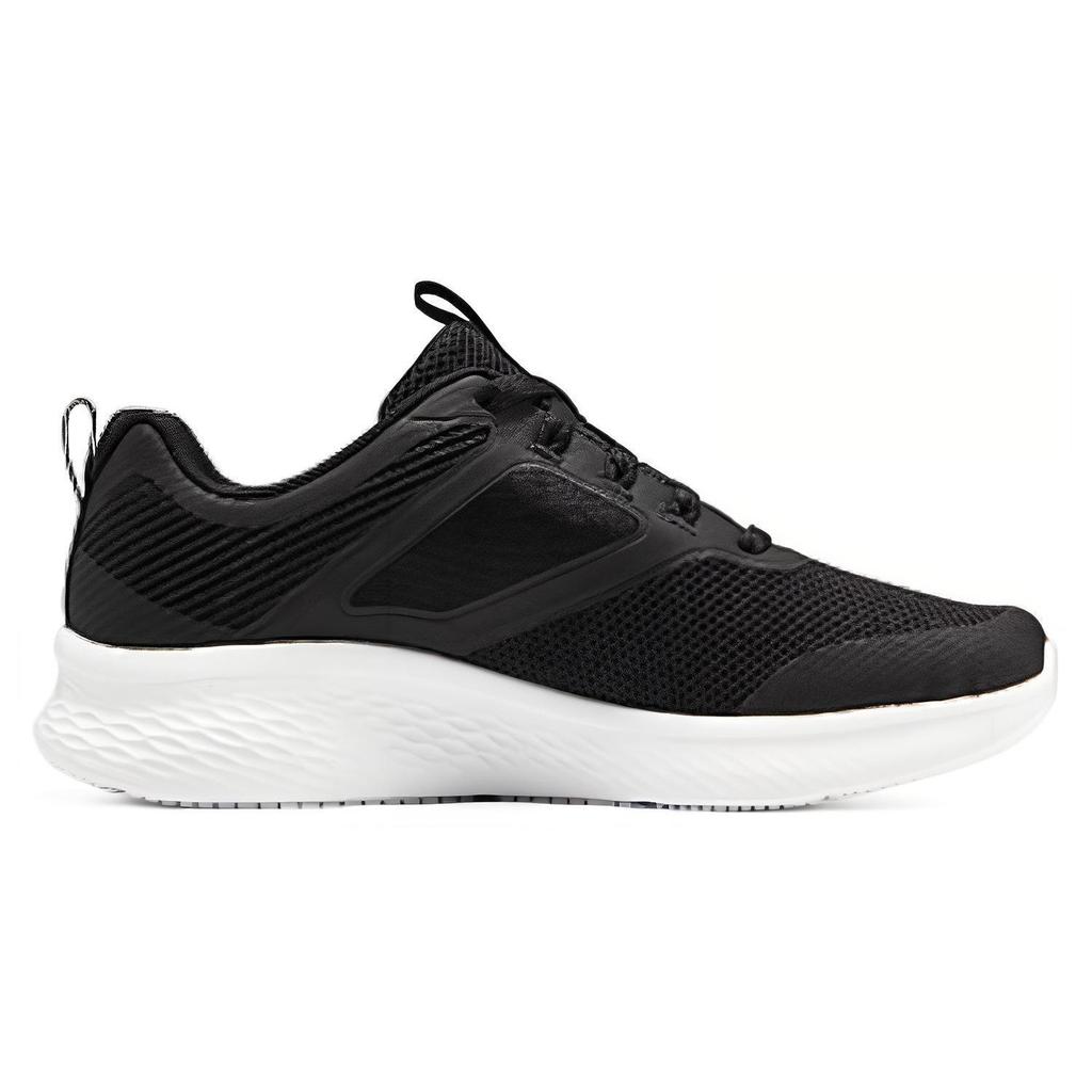 Skechers Skech-Lite Pro Serie Leggera Pelle Sintetica Allacciatura Comfort Scarpe Casual Basse Sneaker Donna Nero 149998-BKW