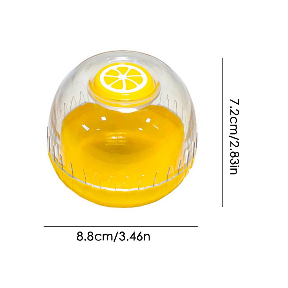 

Fruit Storage Bowl Household Airtight Fruit Containers Portable Tomato Storage Container Food-Grade Fruit Bowl for Lemon Avocado жёлтый