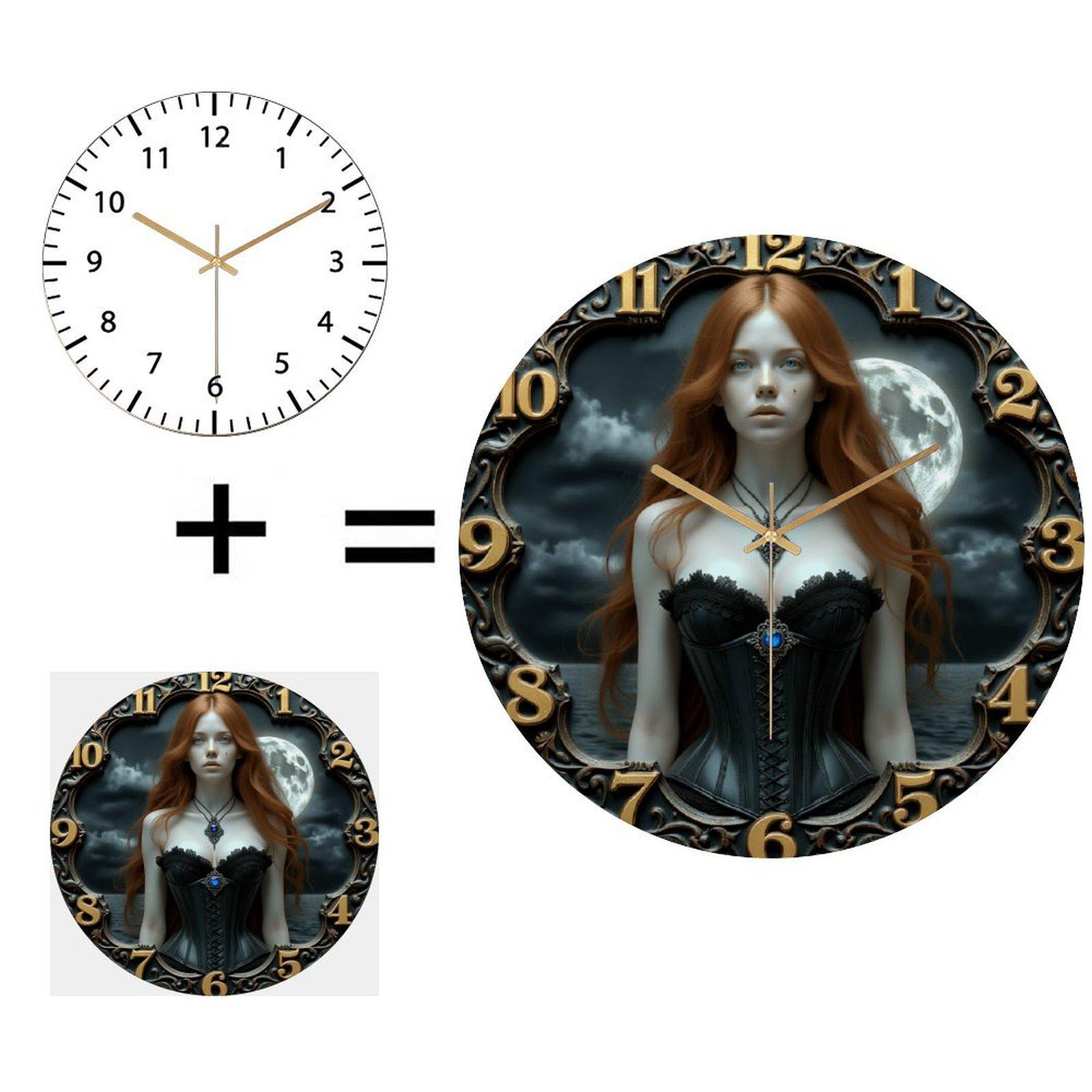 30x30cm Round Wall Clock that is Easy to Market and Sell to Your Customers (White,12 in(30.48cm)) белый