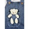 Girl's Teddy Bear Salopet Set