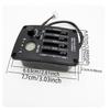 SEN44N Acoustic Guitar Pickup System Low Indicator 4Band Tone Control with Digital Tuner