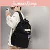 College Style Men Women Nylon Backpack With Durable Large Capacity For Daily Use