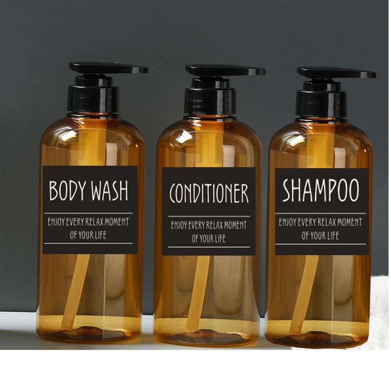 500ml/300ml Press Bottle for Lotion, Shampoo, Shower Gel, and Hand Soap