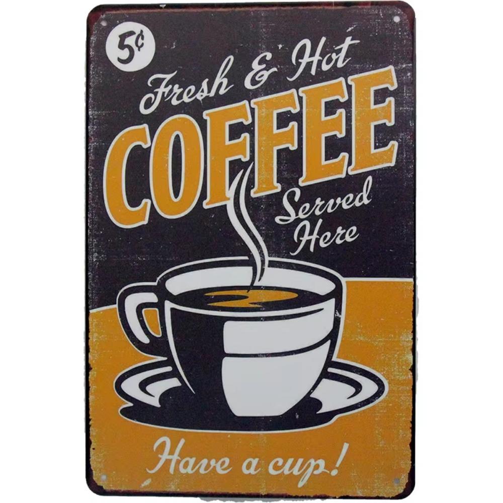 Retro Tin Art in European and American Industrial Style with Human Figures - Creative Wall Decor Paintings Ideal for Bars,